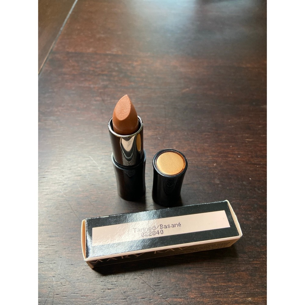 Mary Kay Creme Lipstick Tanned Basane 022840 Neutral Brown New in‎ Box
